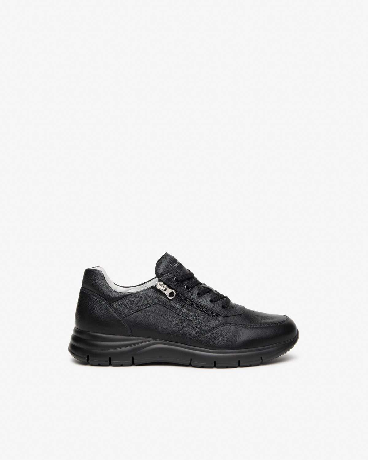 Nero Giardini E400182U sneakers uomo in pelle nero