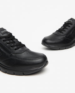 Nero Giardini E400182U sneakers uomo in pelle nero
