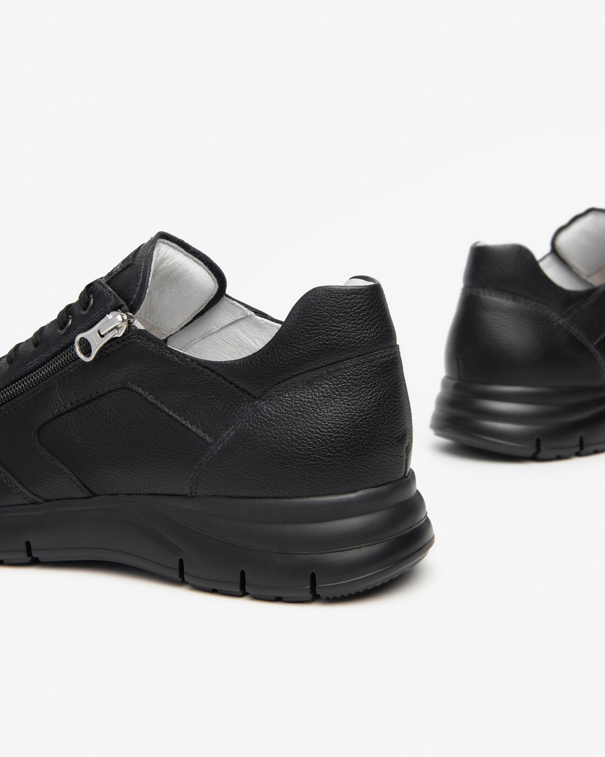 Nero Giardini E400182U sneakers uomo in pelle nero