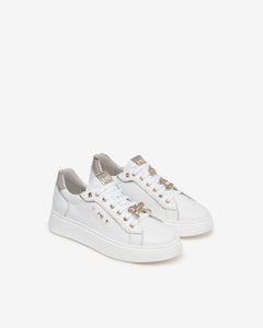 Nero Giardini E409975D Sneakers donna in pelle bianco