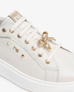 Nero Giardini E409975D sneakers donna in pelle osso