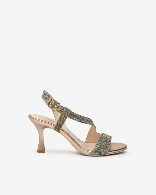 Nero Giardini E410124DE sandali donna in materiale tecnico rame