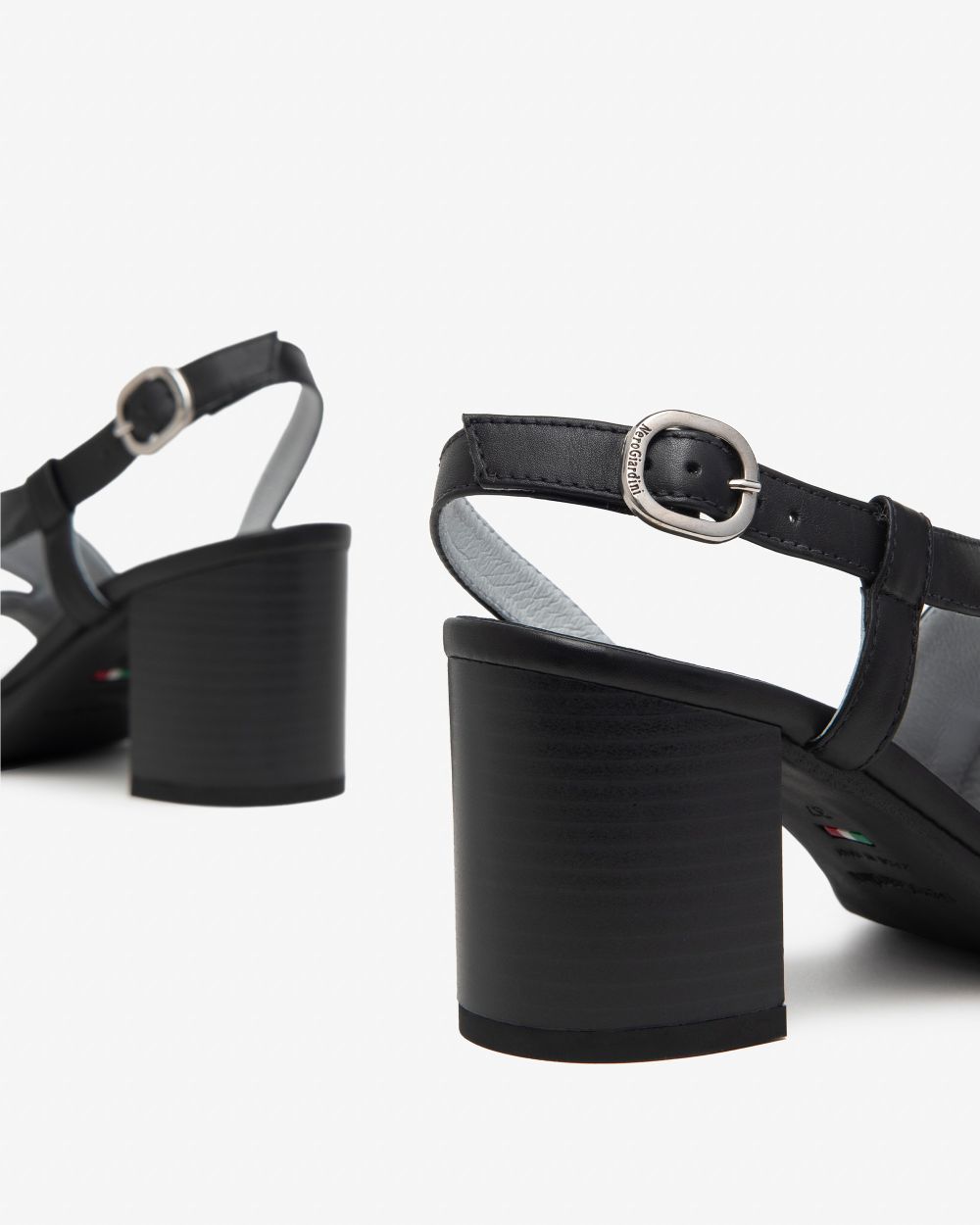 Nero Giardini E410440D Sandali Donna in Pelle nero