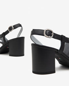 Nero Giardini E410440D Sandali Donna in Pelle nero