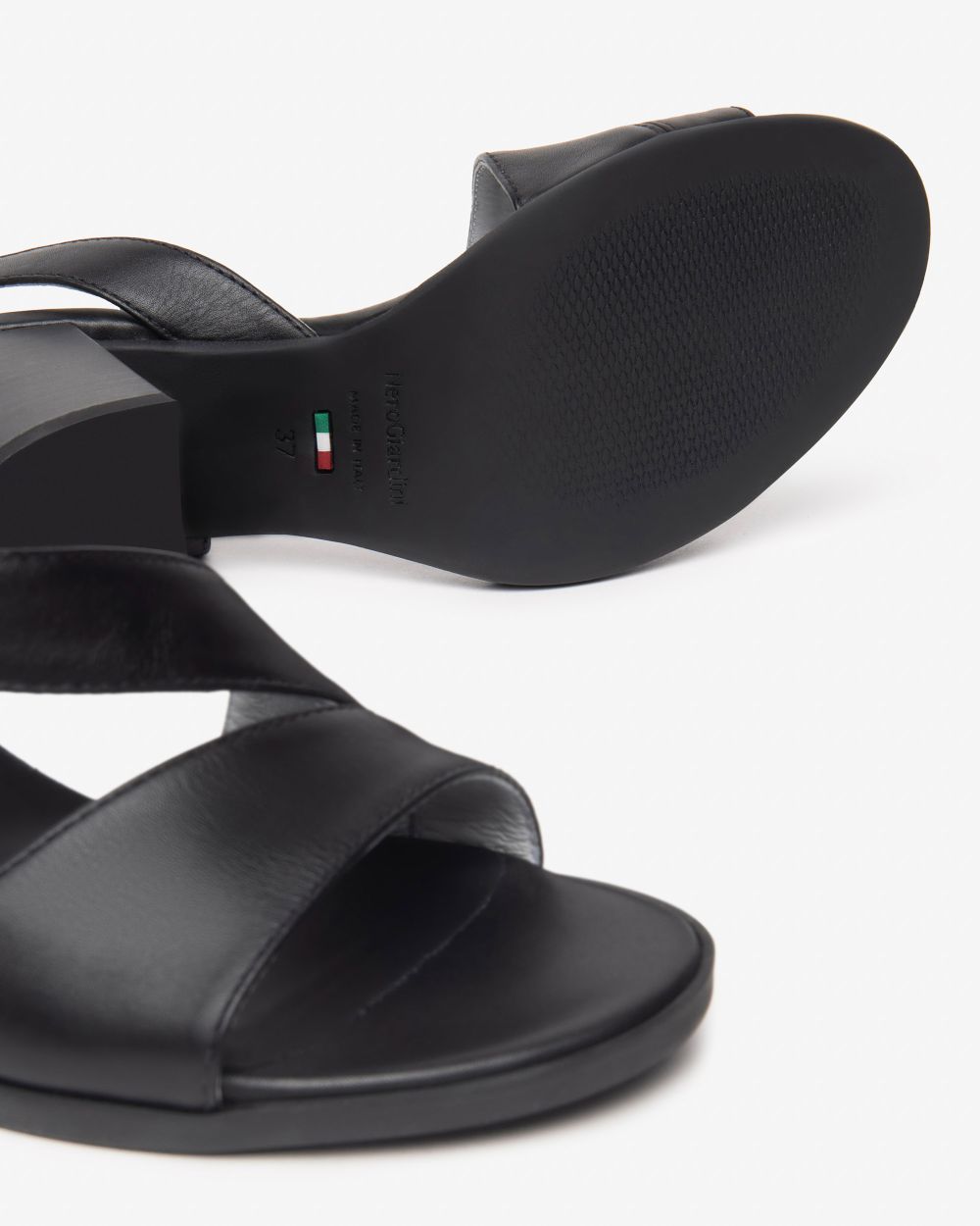 Nero Giardini E410440D Sandali Donna in Pelle nero