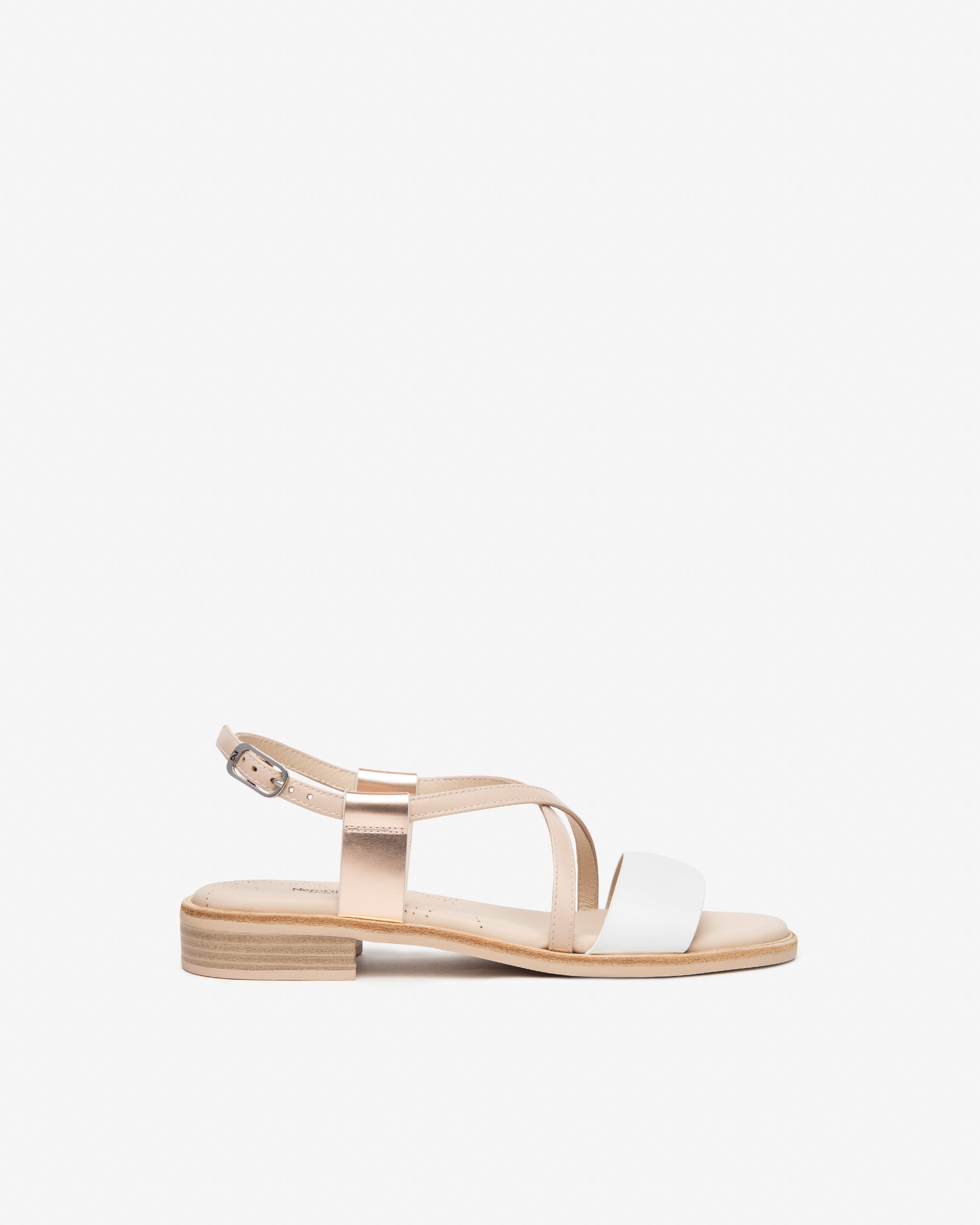 Nero Giardini E410462D sandali donna in pelle bianco