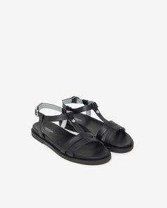 Nero Giardini E410495D sandali donna in pelle nero