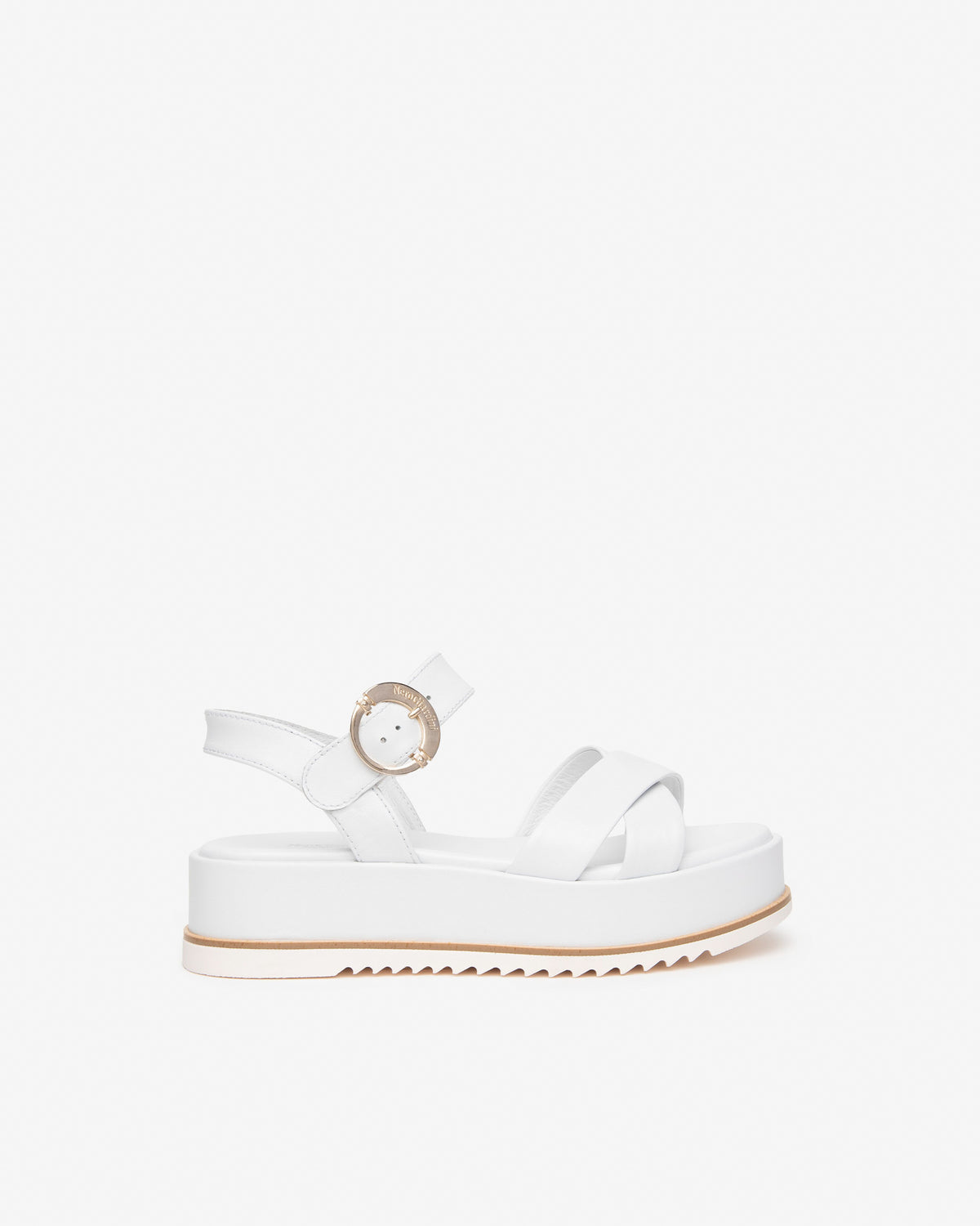 Nero Giardini E410740D sandali donna in pelle bianco