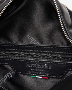 Nero Giardini E443715D borsa a spalla da donna in pelle nero