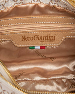 Nero Giardini E443740D borsa a tracolla da donna in materiale tecnico beige