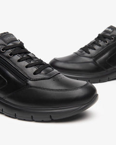 Nero Giardini E500630U Sneakers Uomo in Pelle nero