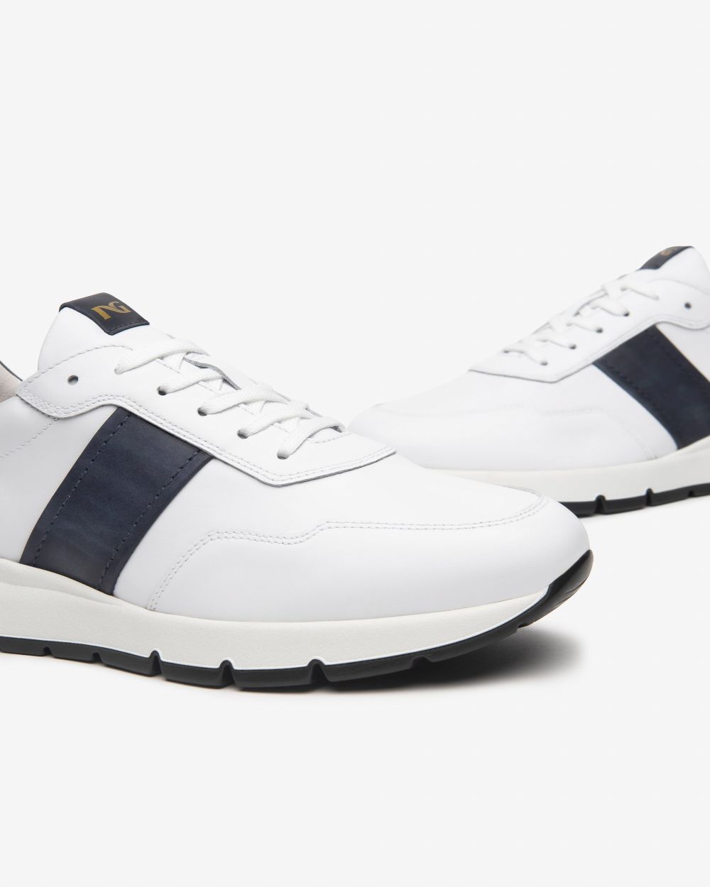 Nero Giardini E500661U Sneakers Uomo in Pelle bianco