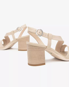 Nero Giardini E510440D sandali donna in pelle lino
