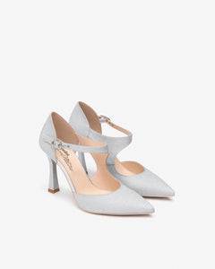 Nero Giardini E512221DE Décolleté Donna in Materiale Tecnico argento