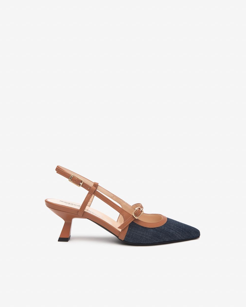 Nero Giardini E512254DE Décolleté Donna in Tessuto e Pelle jeans