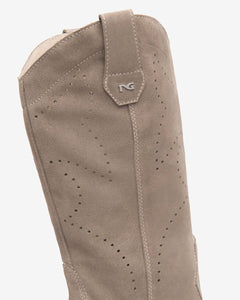 Nero Giardini E512707D Stivali Donna in Suede creta