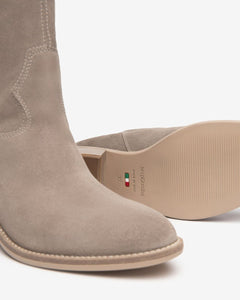 Nero Giardini E512707D Stivali Donna in Suede creta