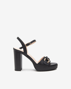 Nero Giardini E513350D Sandali Donna in Pelle nero
