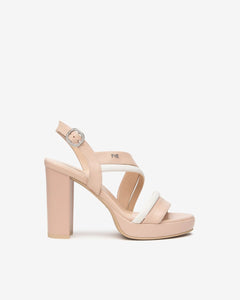 Nero Giardini E513352D Sandali Donna in Pelle cipria