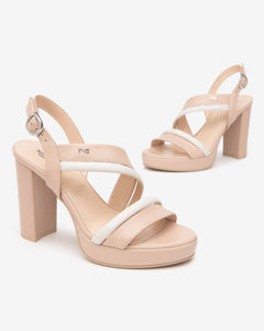 Nero Giardini E513352D Sandali Donna in Pelle cipria