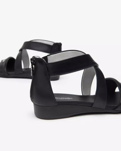 Nero Giardini E513390D Sandali donna in pelle nero