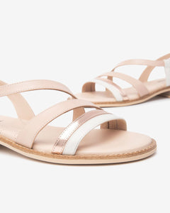 Nero Giardini E513422D Sandali Donna in Pelle e Materiale Tecnico osso
