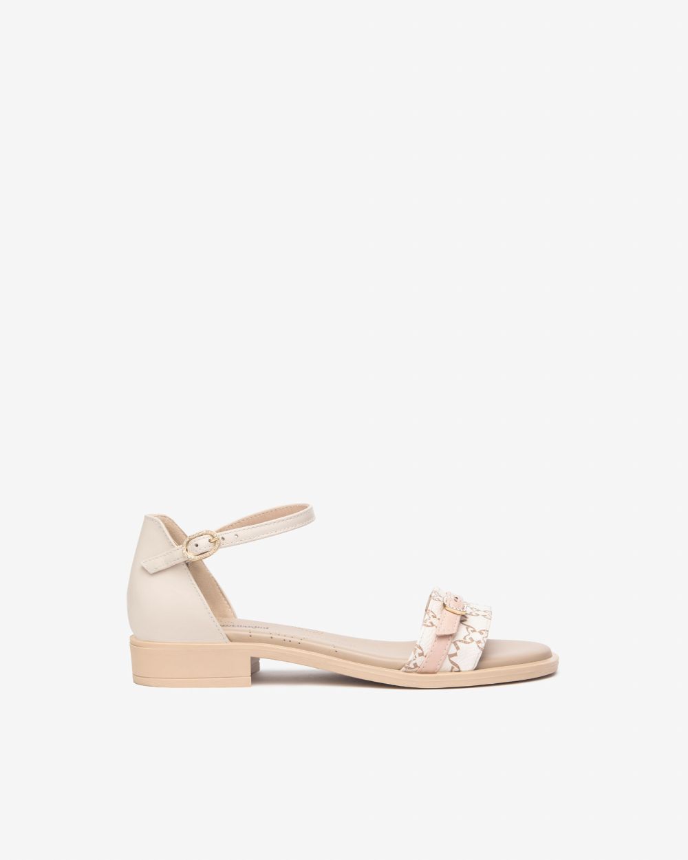 Nero Giardini E513426D Sandali Donna in Pelle e Materiale Tecnico beige/nocciola