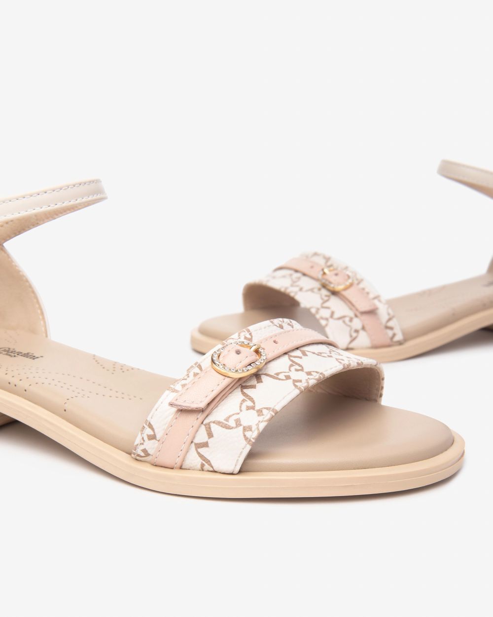 Nero Giardini E513426D Sandali Donna in Pelle e Materiale Tecnico beige/nocciola