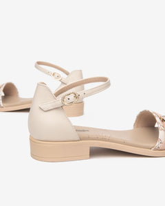 Nero Giardini E513426D Sandali Donna in Pelle e Materiale Tecnico beige/nocciola