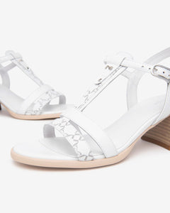 Nero Giardini E513433D Sandali Donna in Pelle e Materiale Tecnico bianco/grigio