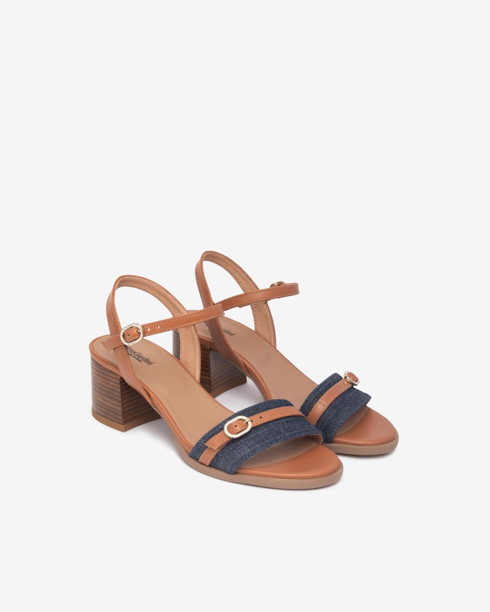 Nero Giardini E513435D Sandali Donna in Pelle e Tessuto jeans