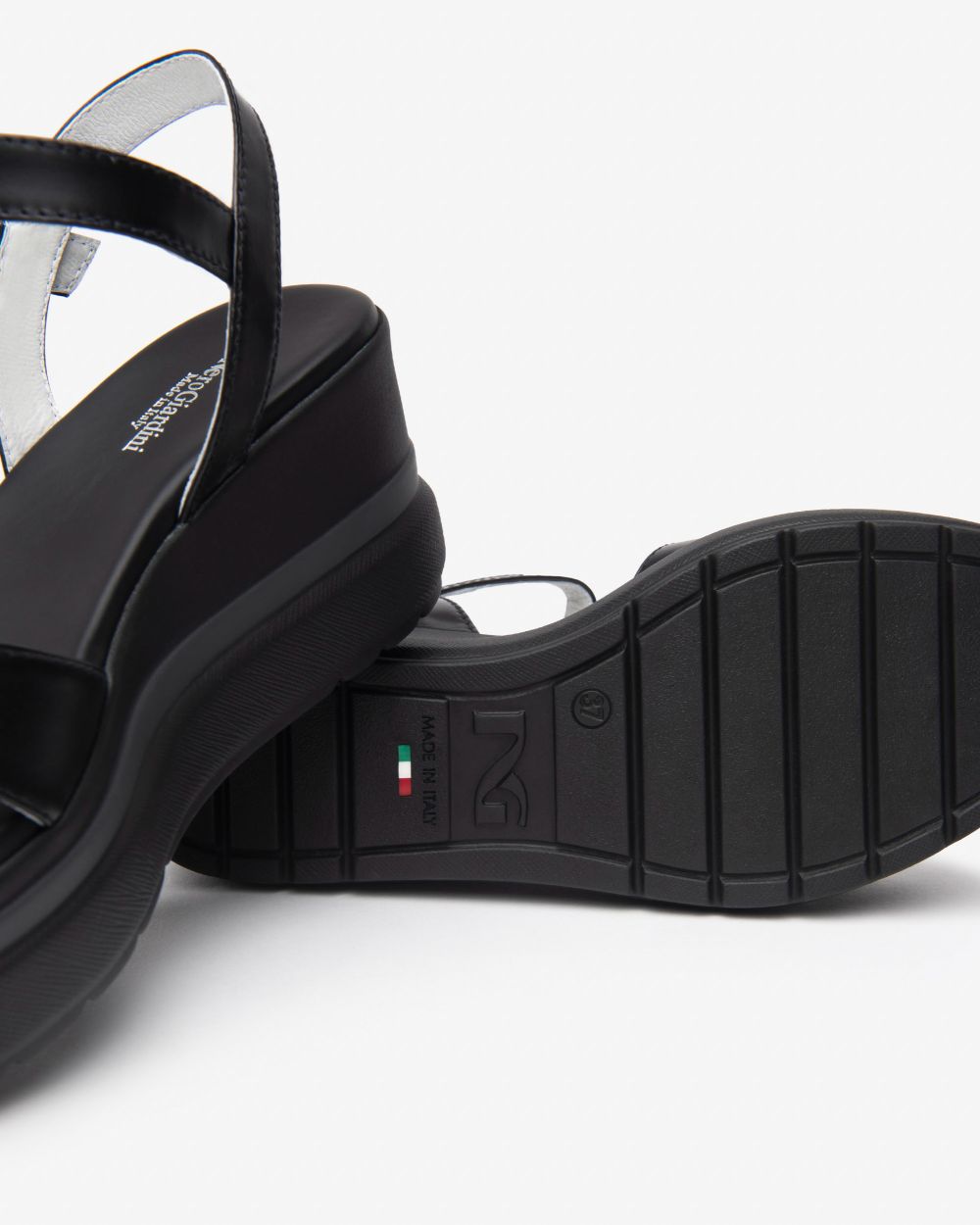 Nero Giardini E513510D Sandali Donna in Pelle nero