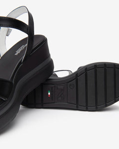 Nero Giardini E513510D Sandali Donna in Pelle nero