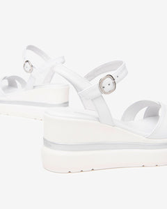 Nero Giardini E513510D Sandali Donna in Pelle bianco