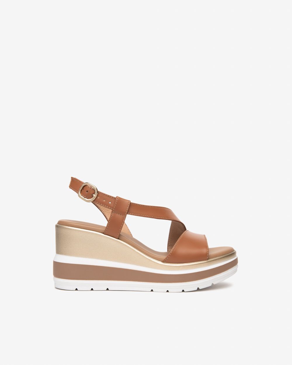 Nero Giardini E513520D Sandali Donna in Pelle cognac