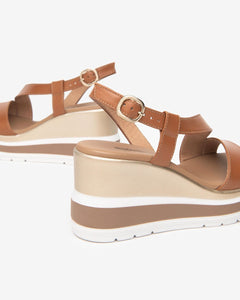 Nero Giardini E513520D Sandali Donna in Pelle cognac