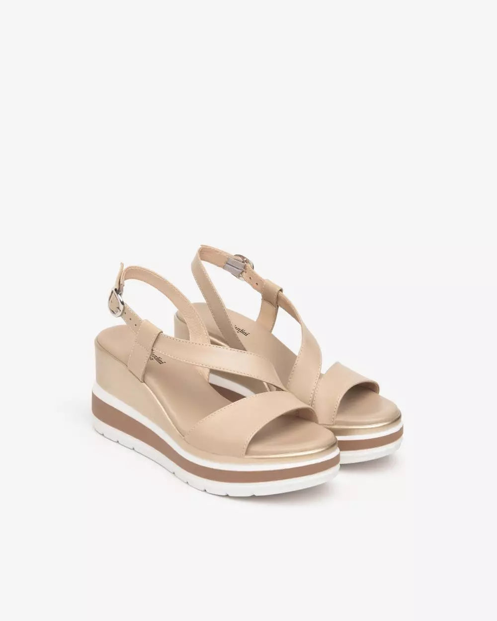 Nero Giardini E513520D Sandali Donna in Pelle lino