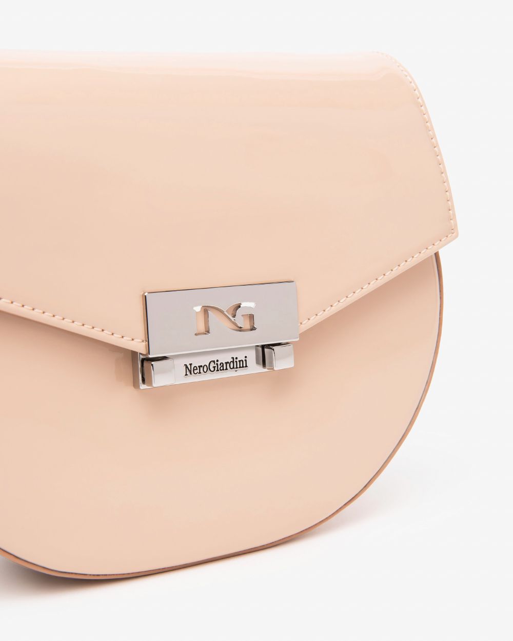Nero Giardini E543710D Borsa a Tracolla da Donna in Materiale Tecnico cipria