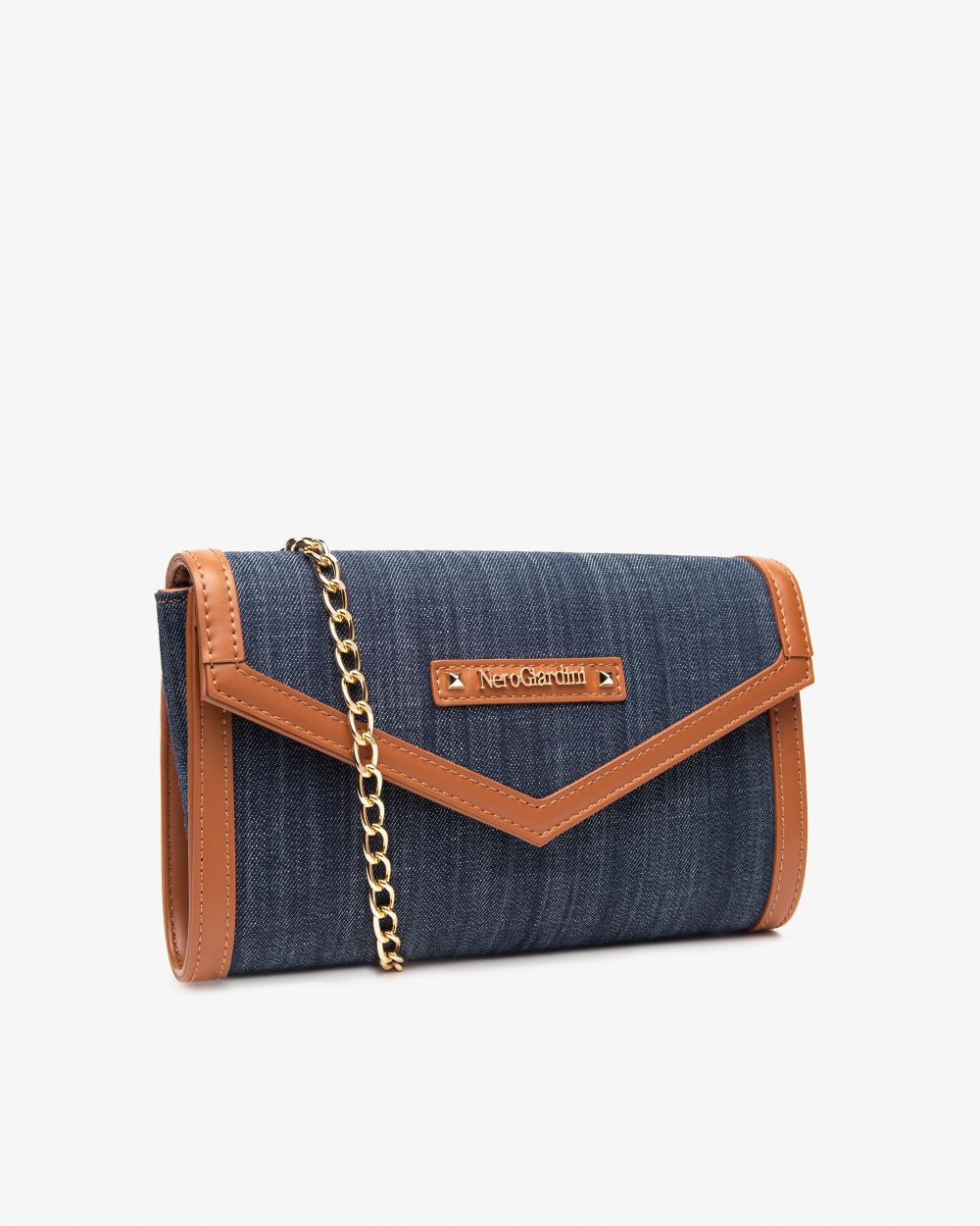 Nero Giardini E543905D Pochette da Donna in Materiale Tecnico jeans