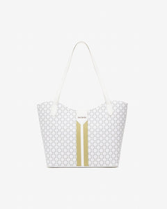 Nero Giardini E543930D Borsa Tote da Donna in Materiale Tecnico bianco