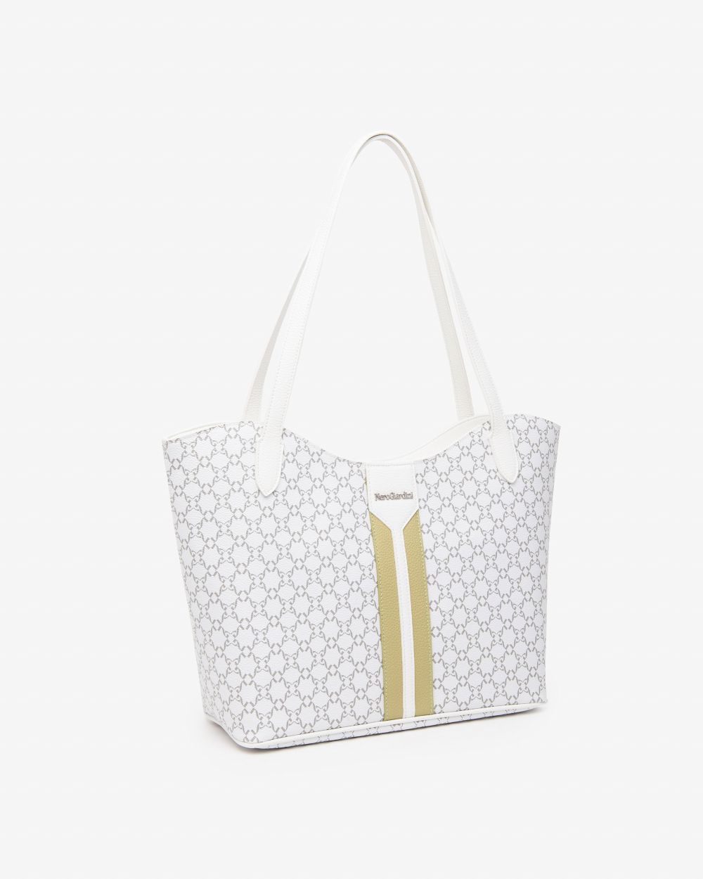 Nero Giardini E543930D Borsa Tote da Donna in Materiale Tecnico bianco
