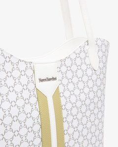 Nero Giardini E543930D Borsa Tote da Donna in Materiale Tecnico bianco