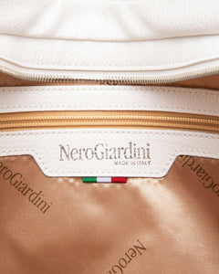 Nero Giardini E543930D Borsa Tote da Donna in Materiale Tecnico bianco