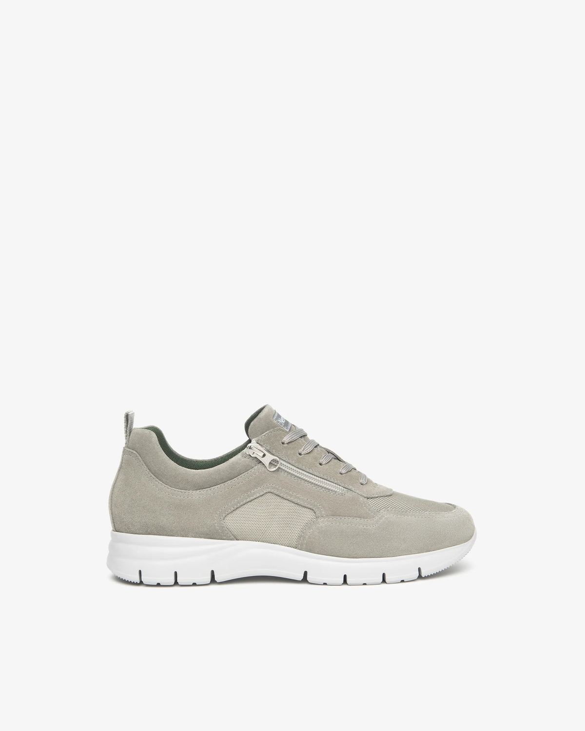 Nero Giardini E601091U Sneakers da uomo in pelle scamosciata e tela