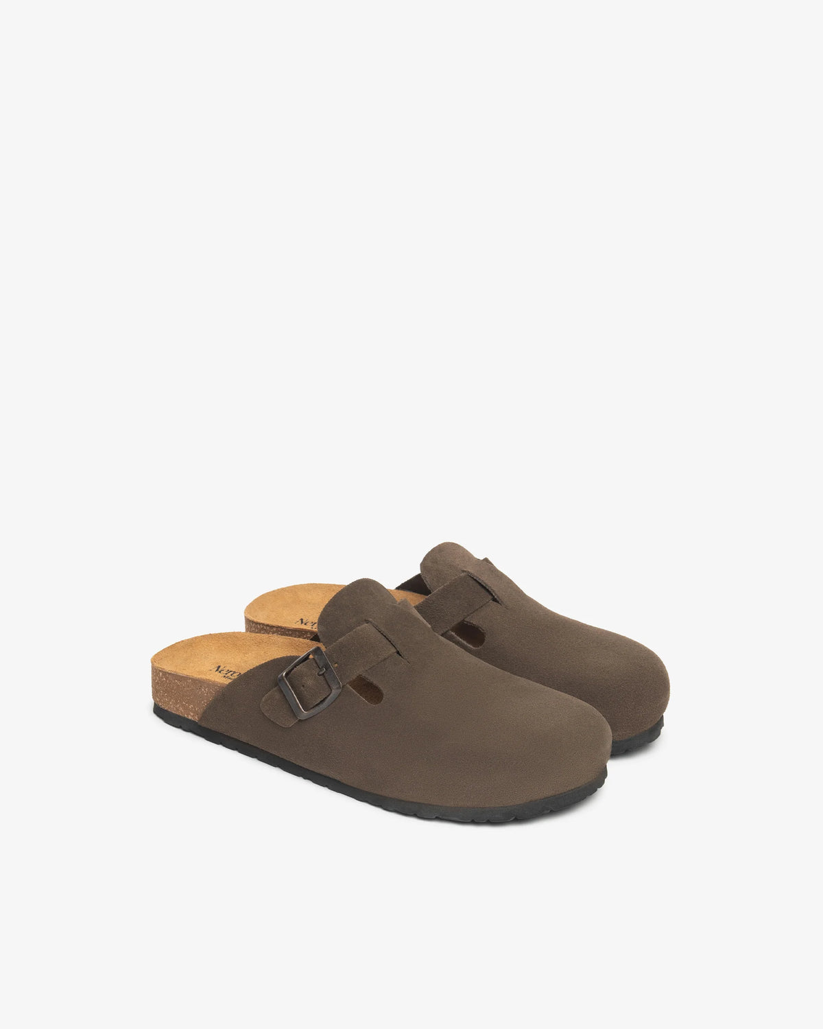 Nero Giardini E601200U Sabot da uomo in pelle scamosciata