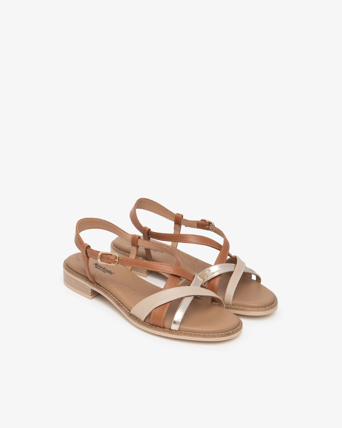 Nero Giardini E615890D Sandali da donna in pelle e tessuto tecnico