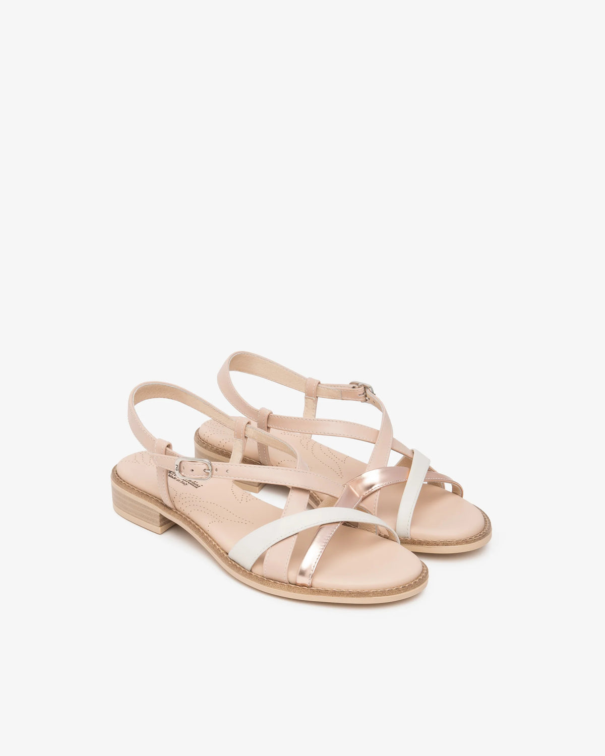 Nero Giardini E615890D Sandali da donna in pelle e tessuto tecnico