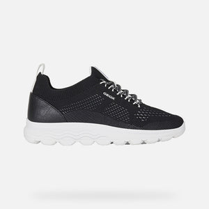 Geox D15NUA 0006K sneakers in tessuto spherica donna nero