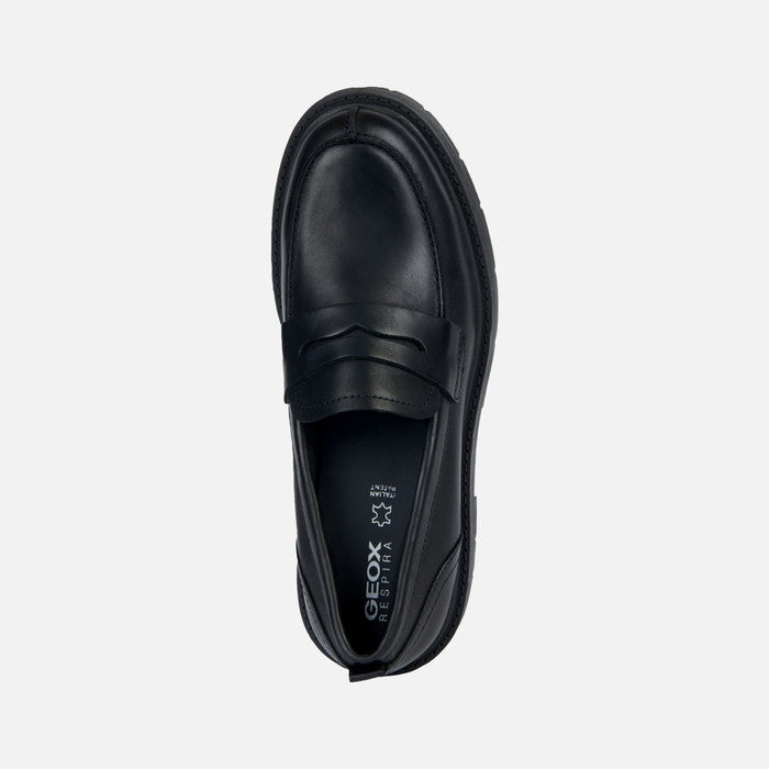 GEOX D36VDI 00043 MOCASSINO SPHERICA DONNA NERO