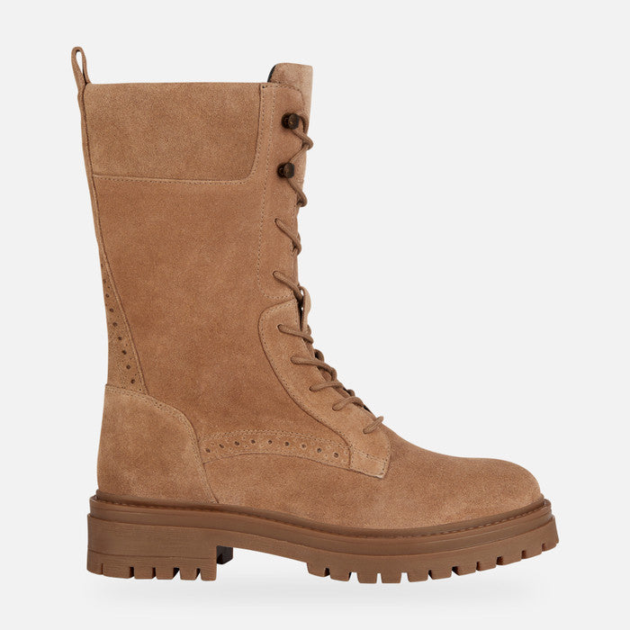 GEOX D36HRE 00023 STIVALI STRINGATI IRIDEA DONNA CARAMELLO – DM